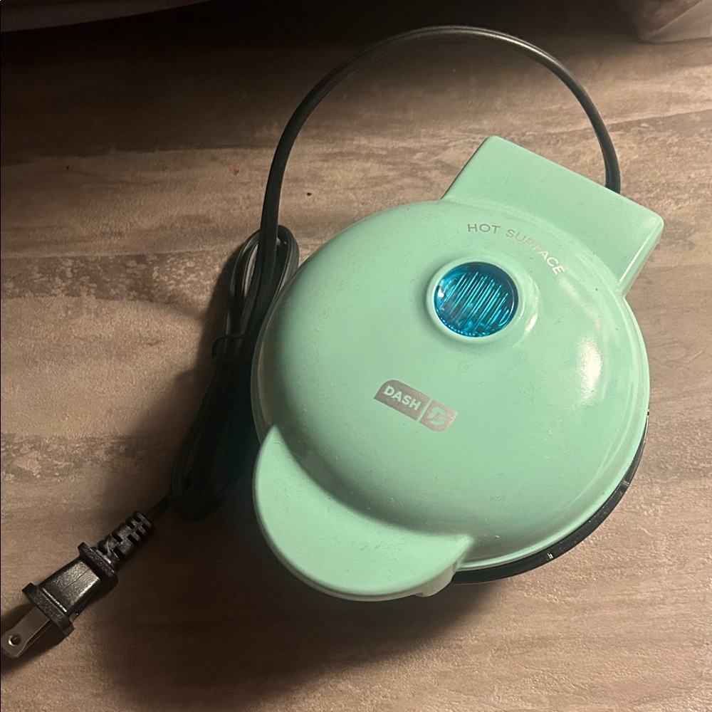 Ash Aqua Mini Waffle Maker